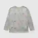 Polera Científica de Niño Gris Melange Talla 8A Colloky