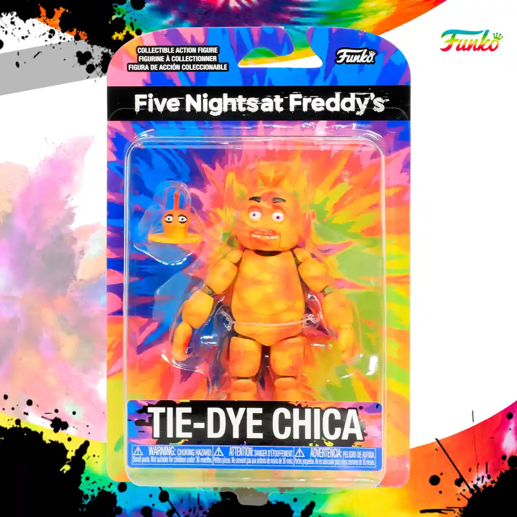 Five Night Figura Colecionable at Freddys Tie Dye Chica Funko