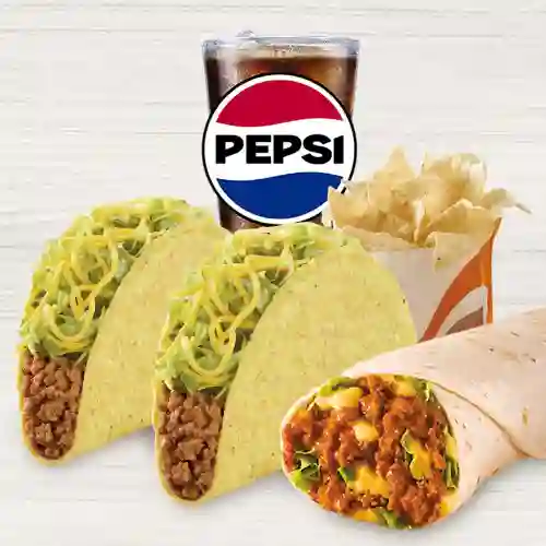 Combo Burrito Chilito y Taco Crunchy Xl