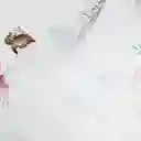 Funda Plumón Algodón Kids Reversible Ballet 1 Plaza Rosen