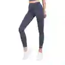 Calzas Básica Tiro Alto Azul Talla M Samia