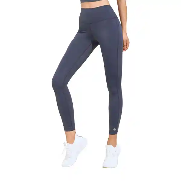 Calzas Básica Tiro Alto Azul Talla M Samia