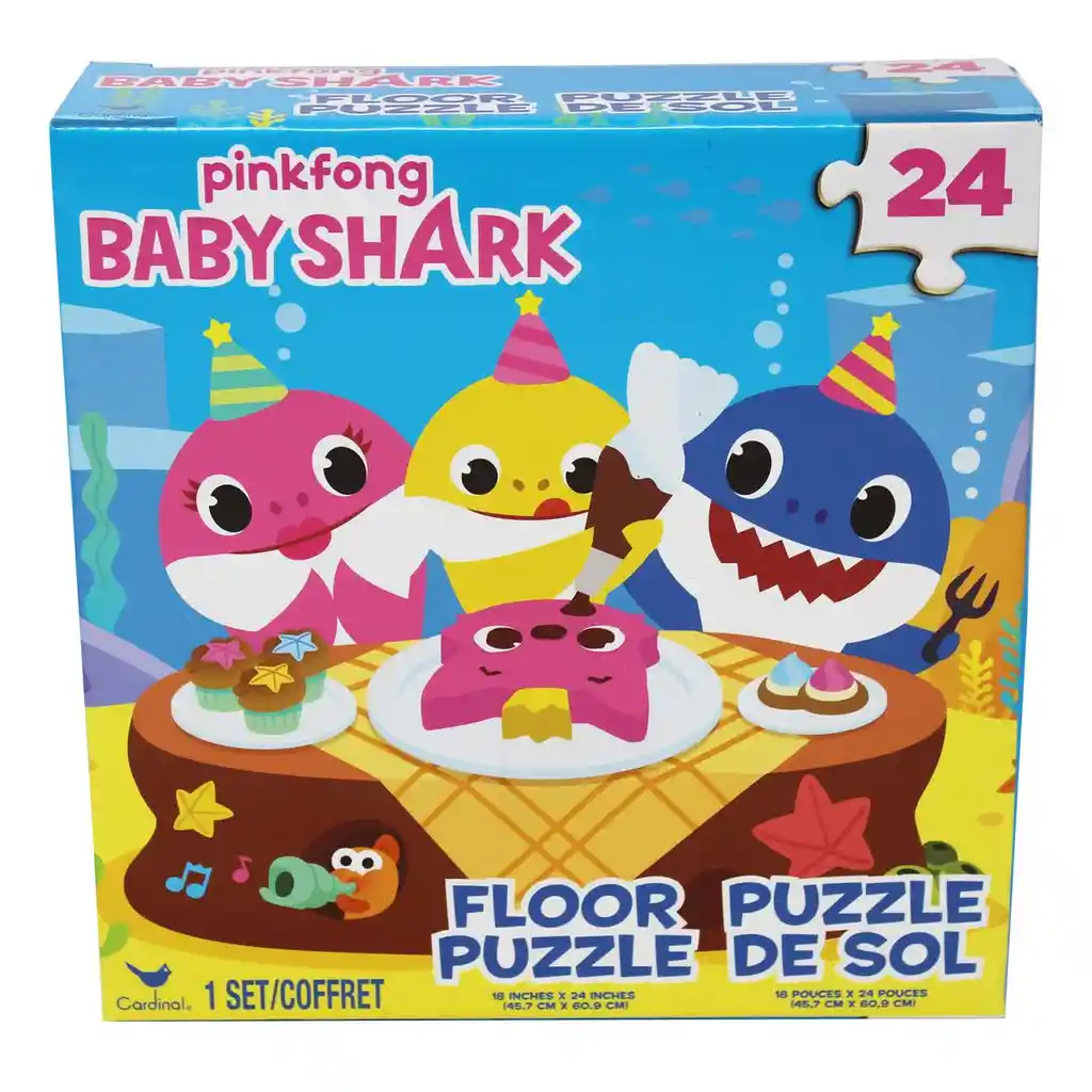 Baby Shark Rompecabezas Puzzle Promo Floor 24 U