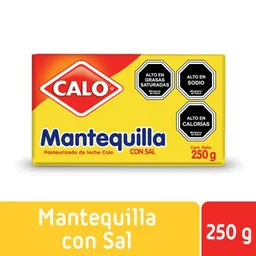 Calo Mantequilla con Sal Pasteurizada con Leche de Calo