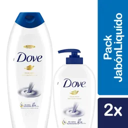 Dove Pack de Jabón Corporal Humectante Líquido y Cremoso