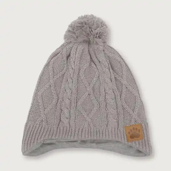 Gorro Melange de Niño Gris Talla S Opaline