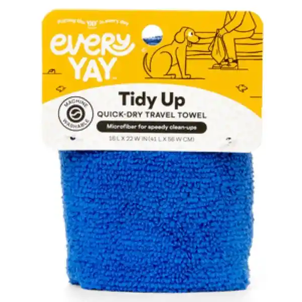 Everyyay Toalla de Secado Rápido  Azul  Perro X-Grande