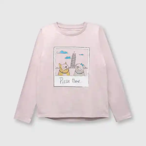 Polera Perros de Niña Rose Talla 3A Colloky