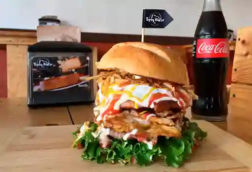 Hamburguesa Doble de Pollo