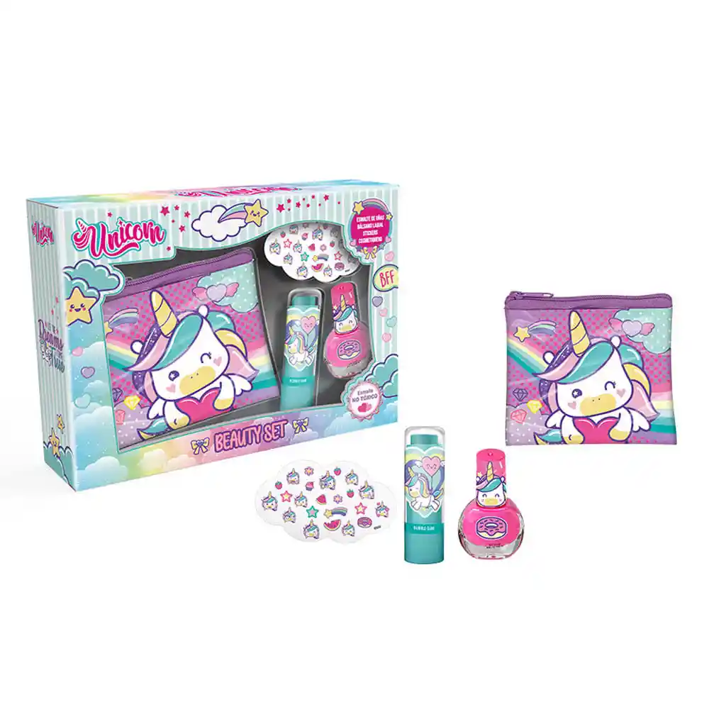 Set Maquillaje Gelatti Para Niñas Beauty Unicorn