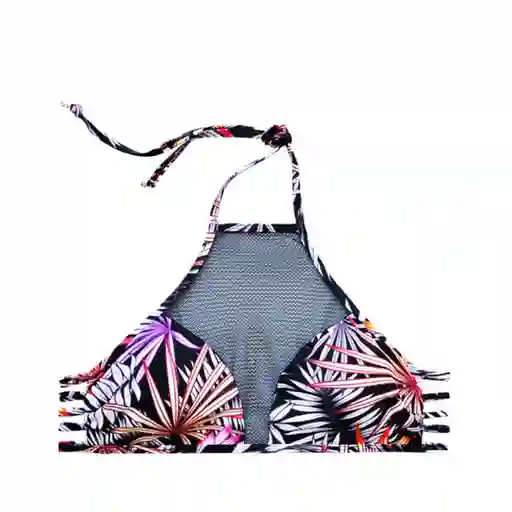 Bikini Sostén Con Transparencia Estampado Talla XL Samia