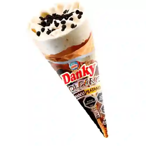 Helado Danky Volcano Choco Plátano 125ml