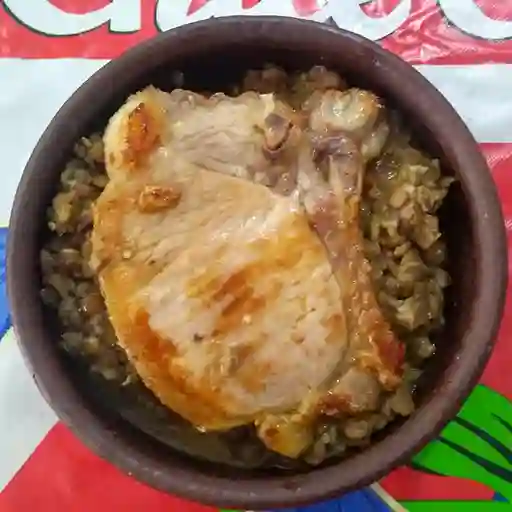 Lentejas con Chuleta