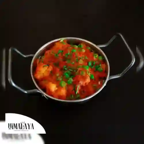 Aloo gobi muter + basmati rice