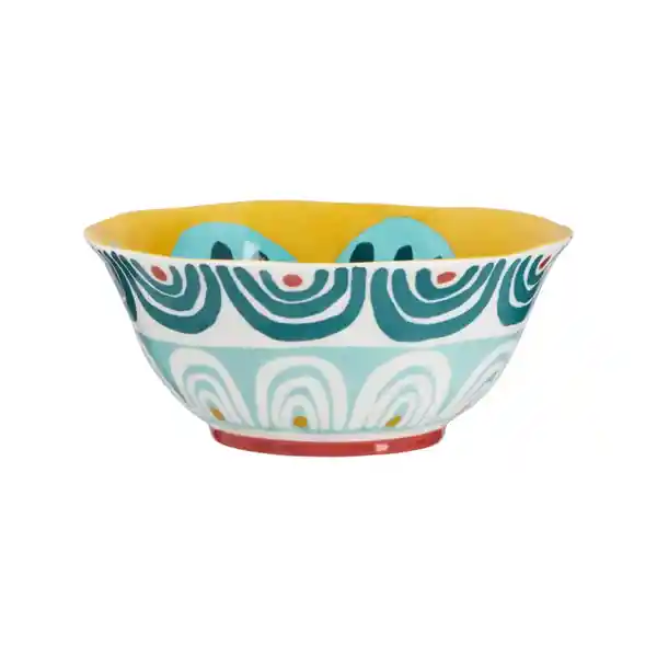 Bowl de Porcelana Con Diseño Azul 15