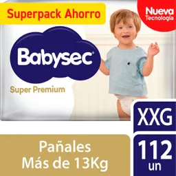 Babysec Pañal Superpremium Talla XXG