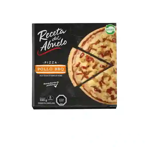 Receta Del Abuelo Pizza de Pollo BBQ Congelada