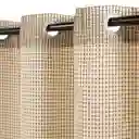 Set Cortina de Algodón Con Diseño 140 x 240 cm Casaideas