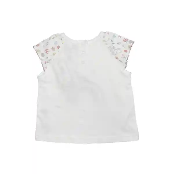 Polera Bebe Niña Blanco Pillin 4 a