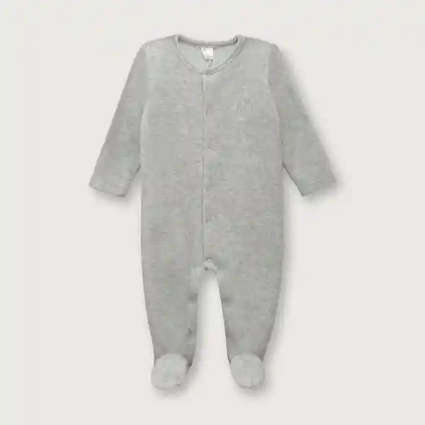 Pijama Osito Esencial de Niño Gris Talla 9M Opaline