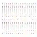 Set Marcadores Doble Punta