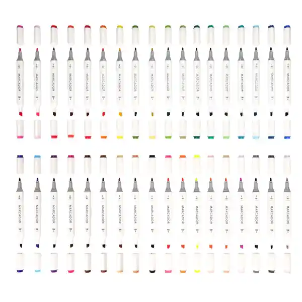 Set Marcadores Doble Punta