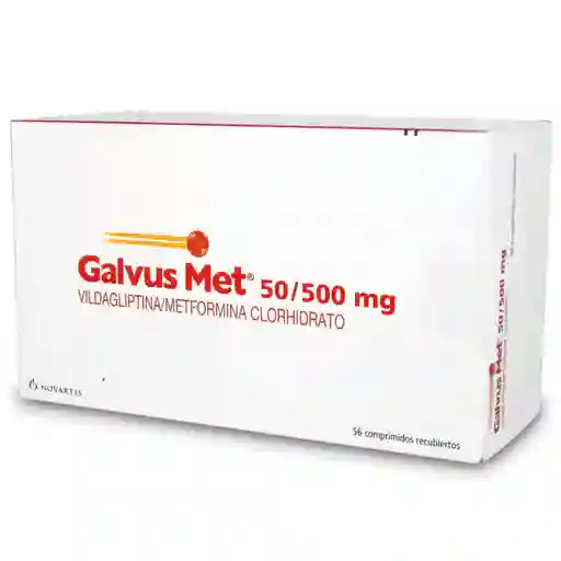 Galvus Met 50 mg/500 mg Comprimidos Recubiertos