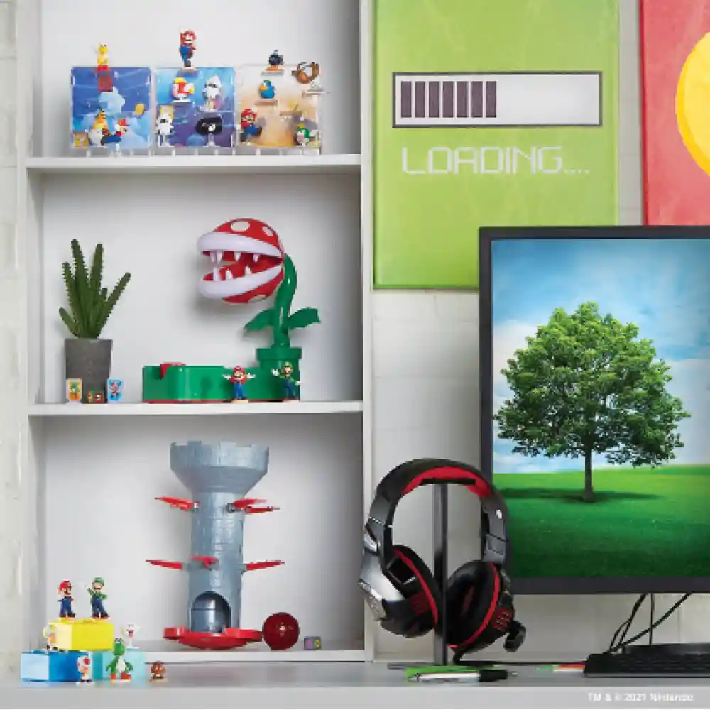 Súper Mario Juego de Balancín Escena Bajo el Mar