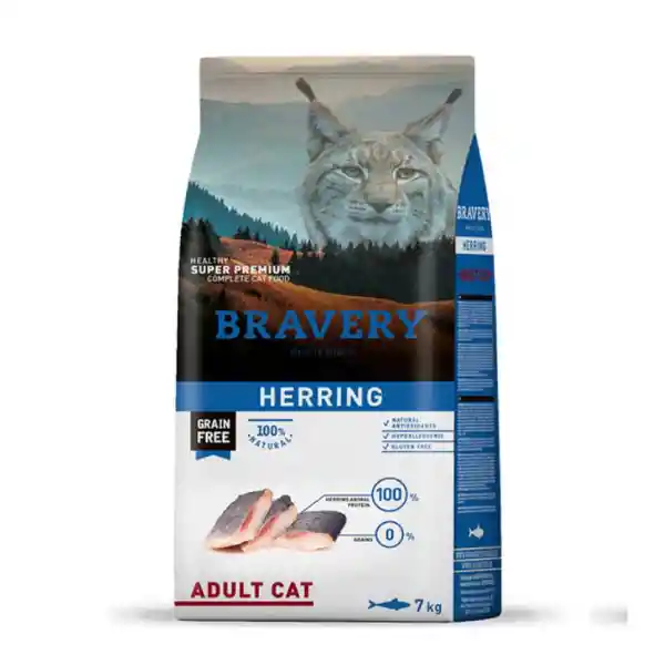 Bravery Alimento Gato Herring