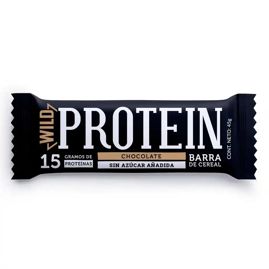 Wild Protein Barras de Proteína sin Azúcar Sabor Chocolate