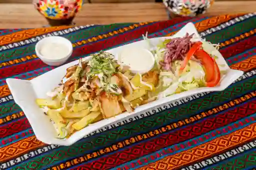 Shawarma de Pollo Al Plato