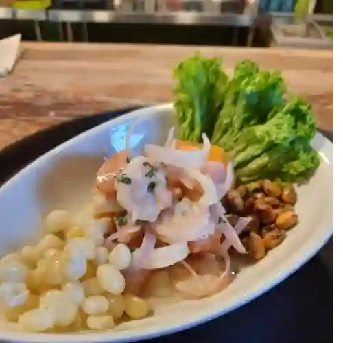 Ceviche de Salmón Mixto