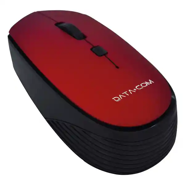 Datacom Mouse Inalambrico 4D Uv/Rubber Rojo 517951
