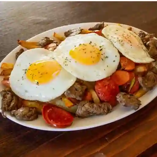 Chorrillana grande de carne