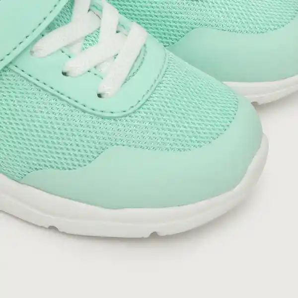 Zapatillas Deportiva Niña Liv Velcro Elástico Aqua T. 20 Opaline