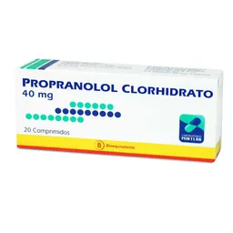Propanolol (40 mg)