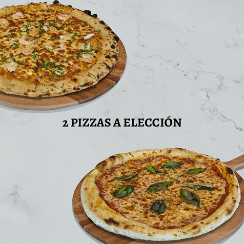 2 Pizzas a Elección