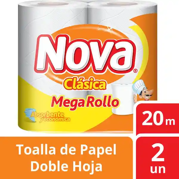Nova Toalla de Papel Clásica 14 m