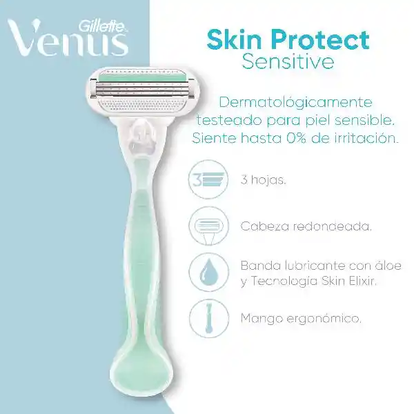 Venus Sensitive Máquina Para Afeitar Recargable 1 Unidad