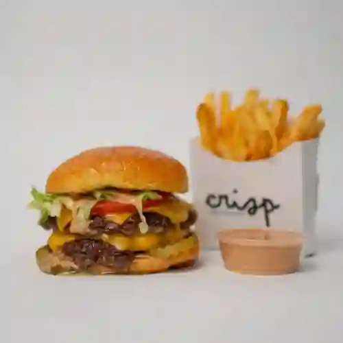 Combo American Burger Doble
