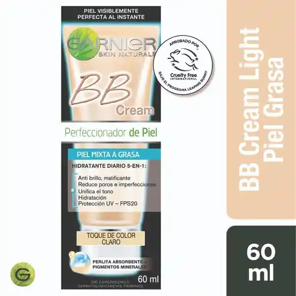 BB Cream Garnier Perfeccionador de Piel Mixta a Grasa 5 en 1