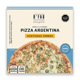 D'Fab Pizza Argentina Aceitunas Verdes