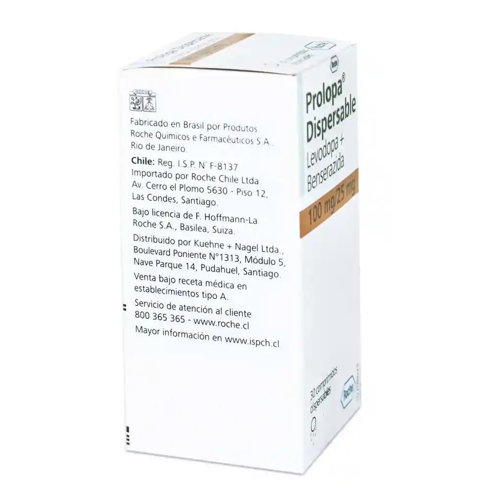 Prolopa Benserazida/Levodopa (100 mg / 25 mg)