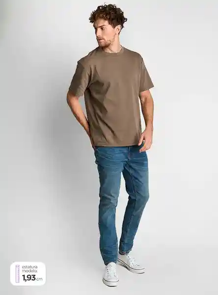 Jeans Hombre Index Skinny Talla 40