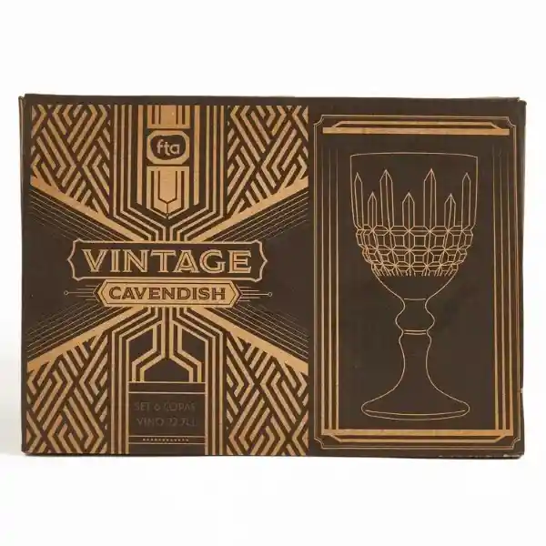 Cavendish Set Copa Vino Vintage 22.7CL