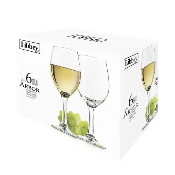 Libbey Set Copa Vidrio Fim 410 mL