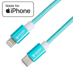 Hoco Cable De Carga Tipo C A Lightning Trenzado 1.2M