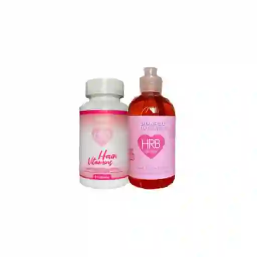 Pack Hair Vitamins + Shampoo Organic Hrb