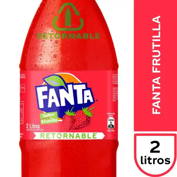 Fanta Frutilla 2 Lt