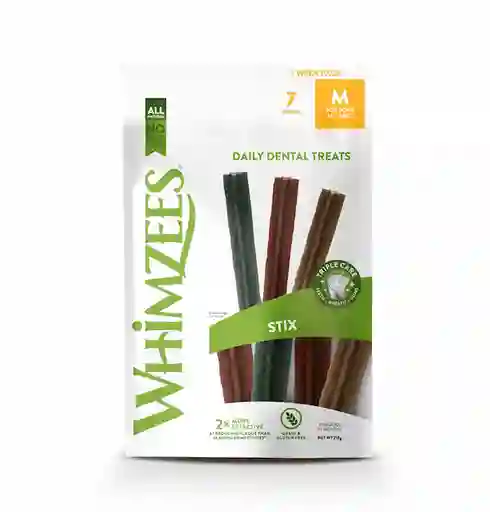 Whimzees Snack Para Perro Dental Week Pack Stix M